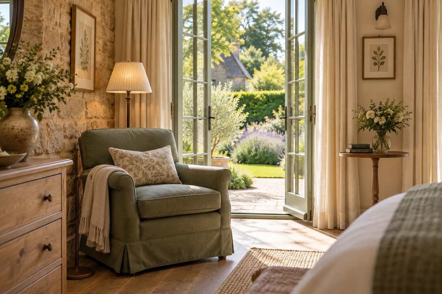 Garden Room: bathroom or sitting area
