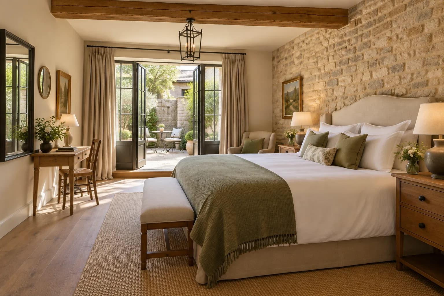 Courtyard Room: another perspective of the room