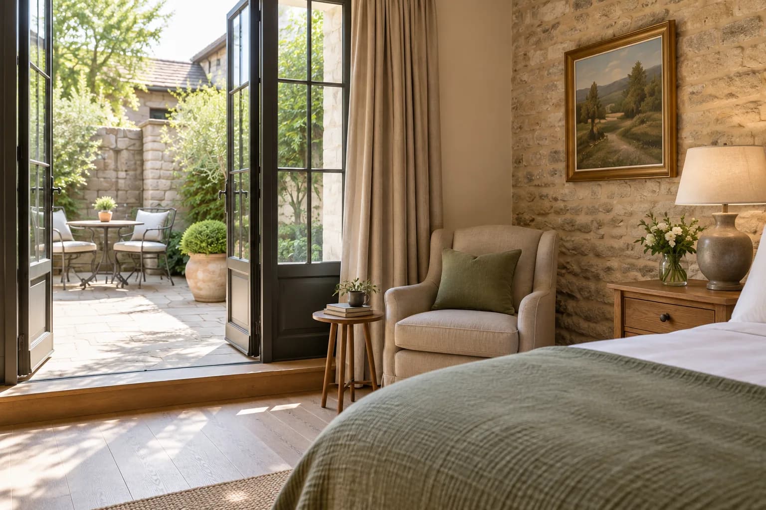 Courtyard Room: bathroom or sitting area